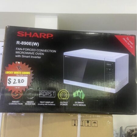 FACTORY SECONDS,SHARP ( R-890E(W)) MICROWAVE OVEN FOE $280