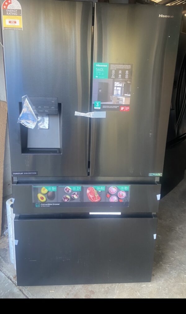 BRAND NEW FACTORY SECONDS, Hisenses 560 L FRWNCH DOOR REFRIGERATOR FOR $1821