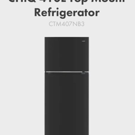 BRAND NEW FACTORY SECONDS, CHIQ 410 L TOP MOUNT REFRIGERATOR FOR $799