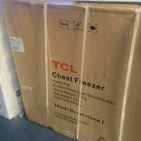 BRAND NEW  FACTORY SECONDS TCL 200 L CHEST FREEZER FOR $399