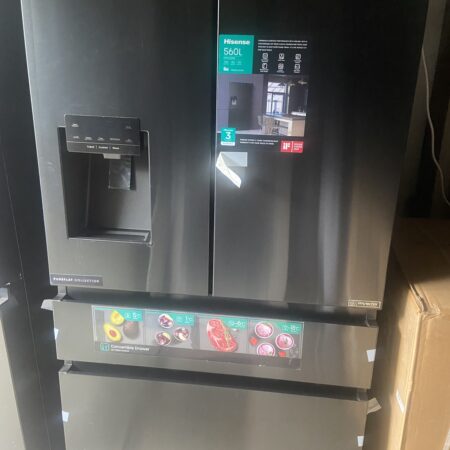 BRAND NEW FACTORY SECONDS, Hisenses 560 L FRWNCH DOOR REFRIGERATOR FOR $1800