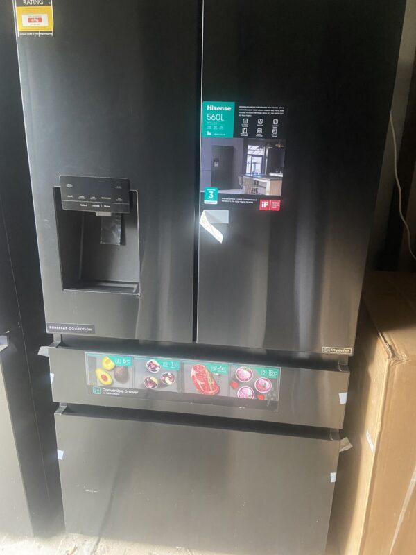 BRAND NEW FACTORY SECONDS, Hisenses 560 L FRWNCH DOOR REFRIGERATOR FOR $1800