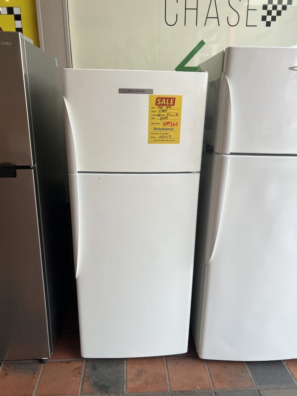 REFURBISHED F& P 380 L FRIDGE FOR $369