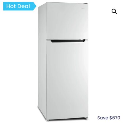BRAND NEW CHIQ 348 L TOP MOUNT FRIDGE FOR $629