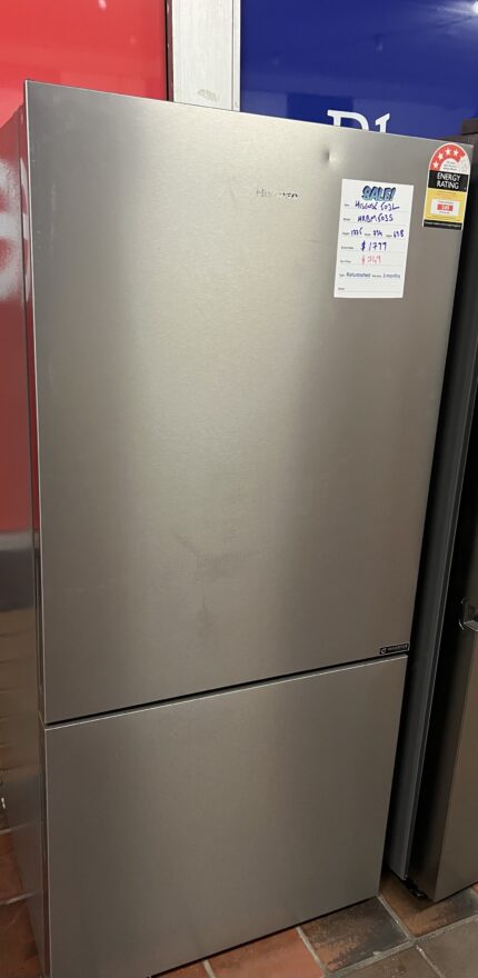 REFURBISHED HISENSE 503 L BOTTOM MOUNT FRIDGE  FOR $ 749