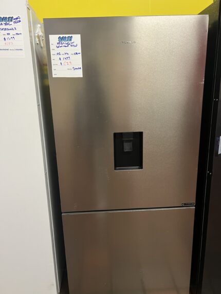 REFURBISHED HISENSE 482 L BOTTOM MOUNT REFRIGERATOR WITH WATER DISPENSER  FOR $ 629