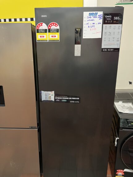 REFURBISHED CHIQ 380 L UPRIGHT-HYBRID  FREEZER/ FRIDGE FOR $ 799