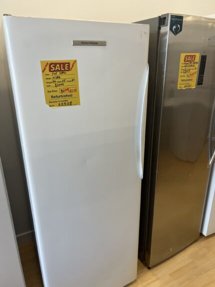 REFURBISHED FISHER & PAYKEL L UPRIGHT-FREZEER FOR $ 579