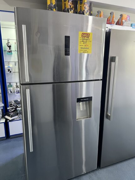 REFURBISHED   HISENSE 593 L TOP MOUNT FRIDGE  WITH WATER DISPENSER for $549
