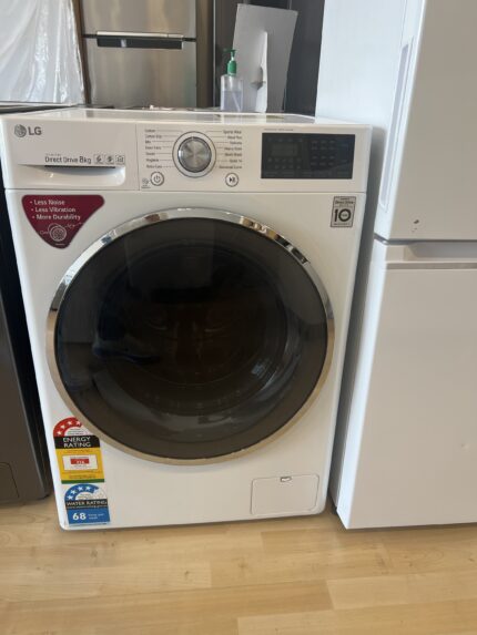 REFURBISHED LG 8  KG FRONT LOADER WASHING MACHINE FOR $449