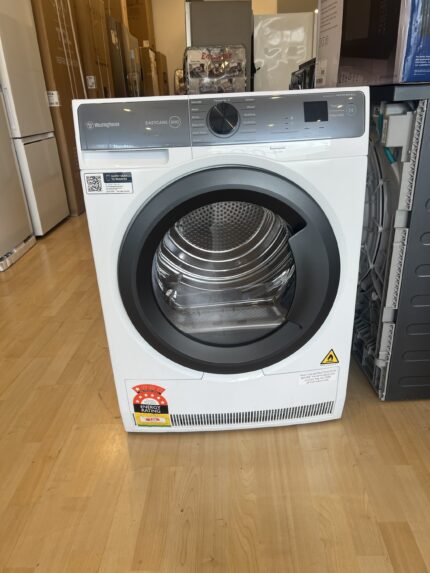 FACTORY SECONDS  WESTINGHOUSE 8KG EASY CARE HEAT PUMP DRYER for $699