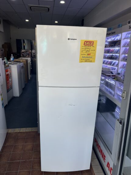 REFURBISHED WESTINGHOISE 340 L TOP MOUNT FRIDGE FOR $449