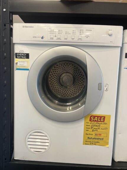 REFURBISHED ELECTROLUX 6KG DRYER  FOR $299