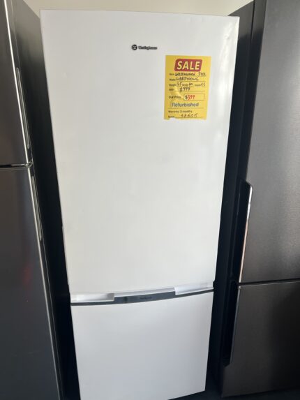 REFURBISHED WESTINGHOUSE 340 L FRIDGE  FREEZER FOR $399